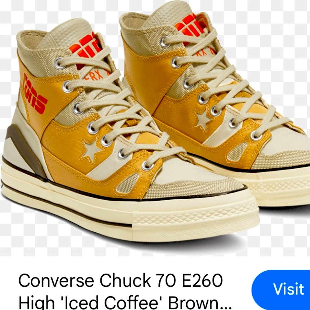 Converse chunk 70E260HI l iced coffee/Overca